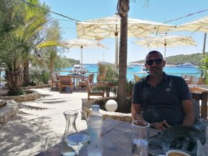 Hvar Paklinski otoci More Uvala Palmizana beach